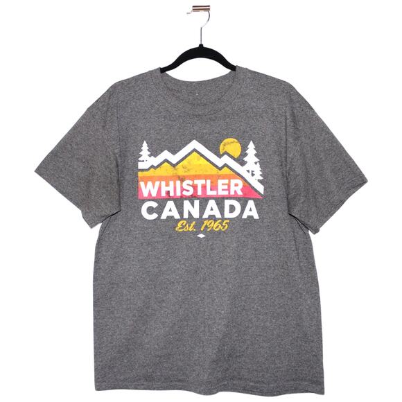 Whistler Canada Grey Comfortable Tshirt Size Large - Picture 1 of 3
